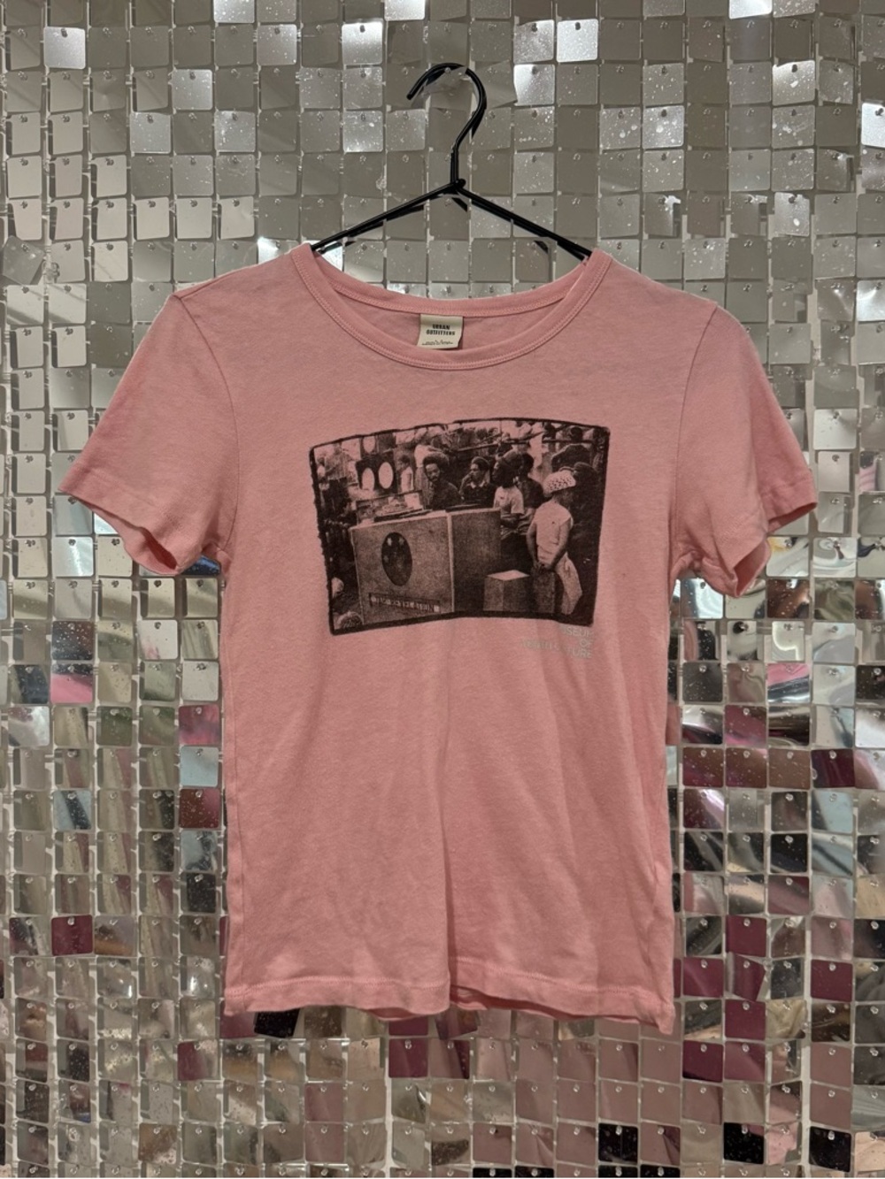 Urban Outfitters Pink Graphic Tee | Fitted